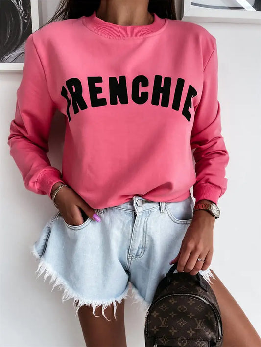 Urban Casual Round Neck Capless Pullover Sweater