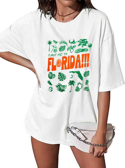 Country Music Shirts for Women: Oversized Concert Shirt New Album T Shirt Music Lovers Gifts Tops Casual Summer Tees White