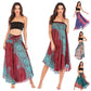 Beachside Belly Dance Silk Skirt