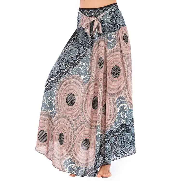 Beachside Belly Dance Silk Skirt